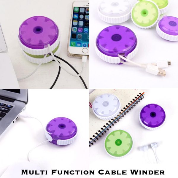 Multi Function Cable Winder Plastic Cable Manager Wire Reel Winder Cable Protector