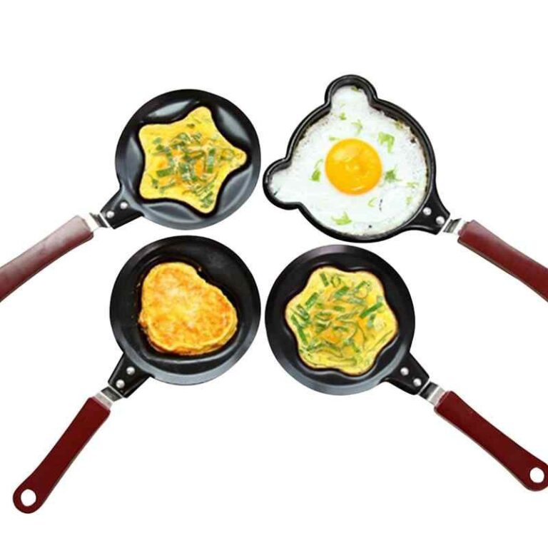 Black Stainless Steel Cartoon Shape Mini Non Stick Little Star Mini Egg ...