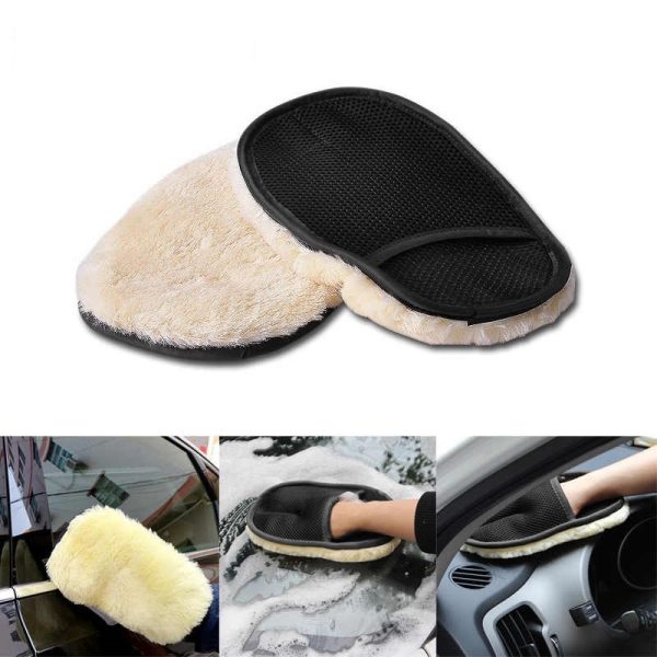 ATS 0638 Soft Wool Car Cleaning Microfiber Glove