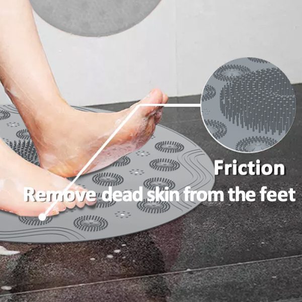 europe round silicone bathroom floor mat main 2