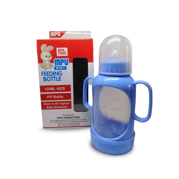 MPU Feeding Bottle Plastic 120ml 2