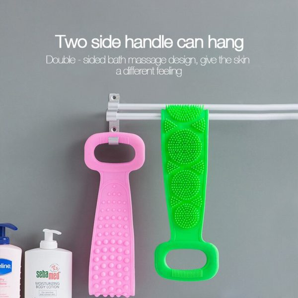 silicone bath brushes towels rubbing bac main 1