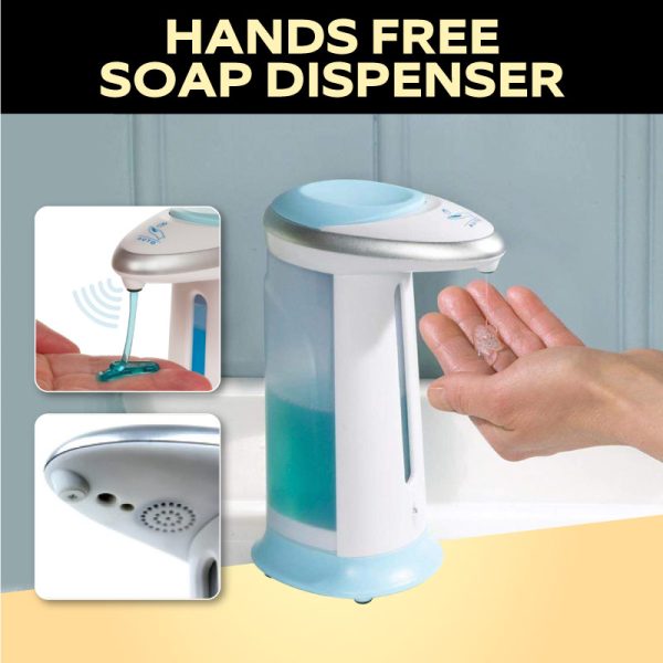 Soap Magic Automatic Soap Dispenser - Automatic Hands Free Touch Less Liquid Soap Dispenser, Battery Operated Sensor Touchless Soap Magic Hand Sanitizer Dispenser - Image 3