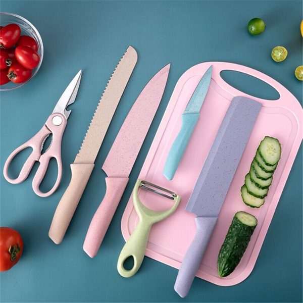 Corrugated Kitchen Knife Set 1