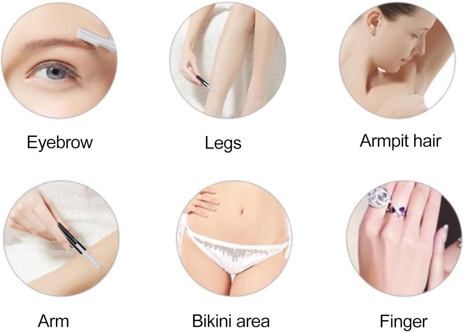 Geemy Ear Nose Eyebrow Facial Hair Shaving Trimmer with Double Sizes Comb Removable Cutter - GM-518 Geemy Ear Nose Eyebrow Facial Hair Shaving Trimmer with Double Sizes Comb Removable Cutter - GM-518 - Image 2