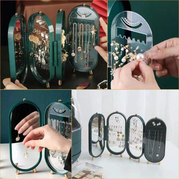 Foldable Jewellery Box with Mirror 2