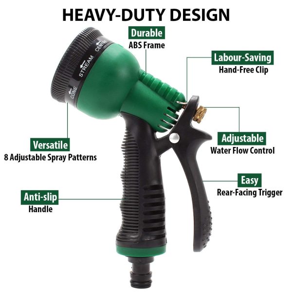 Garden Hose Nozzle Water Spray Gun 2