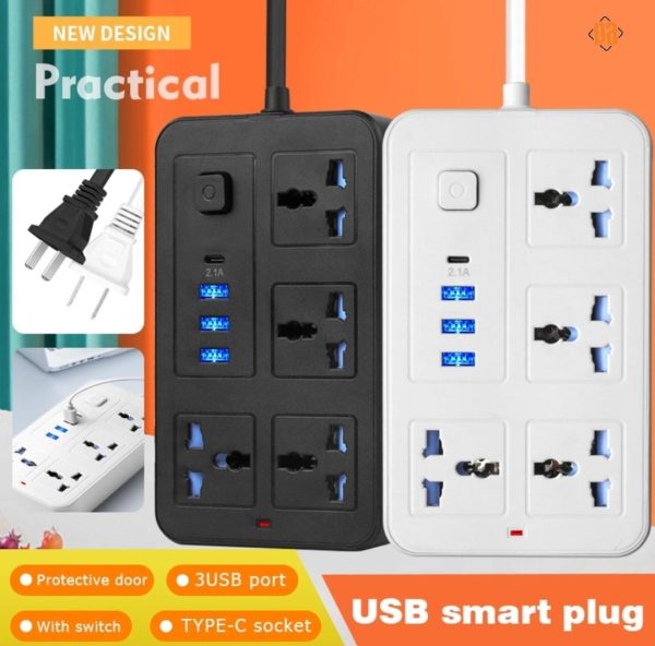 Universal Power Strip Extension Plug Power Socket 1