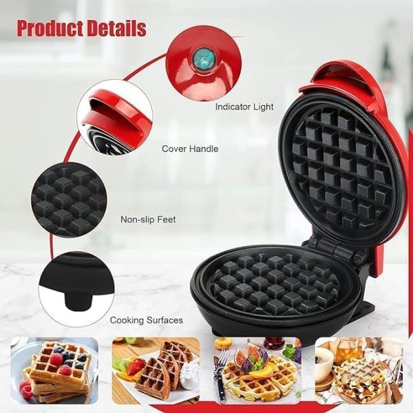 Mini Waffle Maker 4