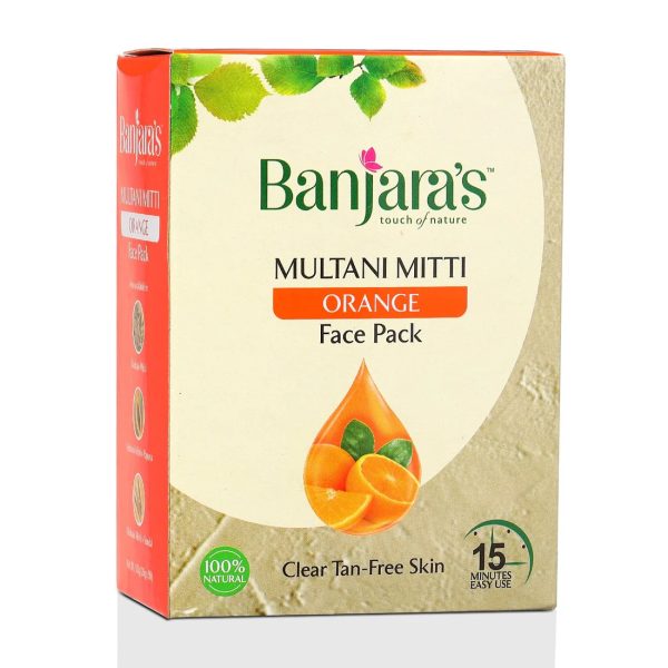 Banjara's Multani Mitti Orange Face Pack Powder