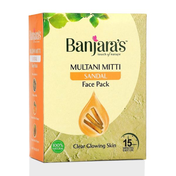 Banjara's Multani Mitti Sandal Face Pack Powder