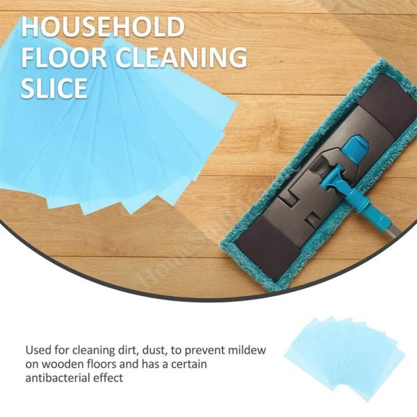 60Pcs Floor Cleaner Sheets / Toilet Cleaning Tool Multi-Surface Cleaner for Non Stubborn Stains, Multifunction Cleaning Tablets Sheets - Image 6