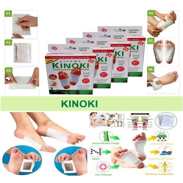 Kinoki Cleansing Detox Foot Pad - Vital Plaster for Feet - 10 Pads - Image 5