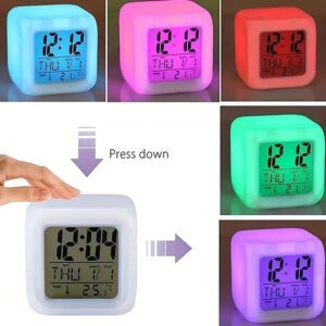Color Change LED Alarm Clock