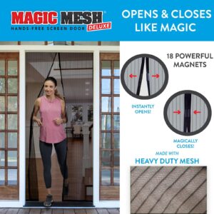 Magic Mesh Hands-Free Screen Door