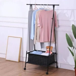 Clothes Stand with Large Basket