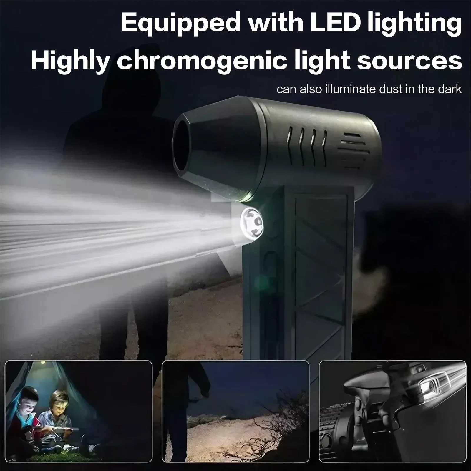 Cordless Jet Dry Air Dust Blower - Rechargeable 130000 RPM Turbo Jet Power Brushless Motor Air Blowing Vacuum Cleaner with 52m/s Wind Speed Cordless Jet Dry Air Dust Blower - Rechargeable 130000 RPM Turbo Jet Power Brushless Motor Air Blowing Vacuum Cleaner with 52m/s Wind Speed - Image 5