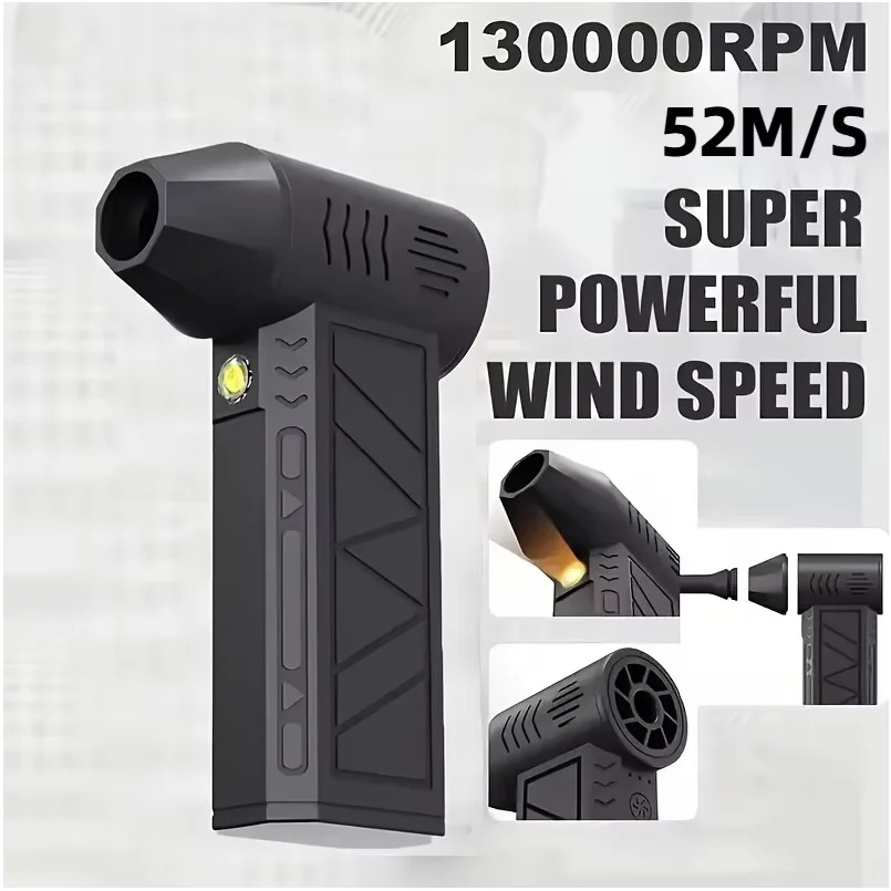 Cordless Jet Dry Air Dust Blower - Rechargeable 130000 RPM Turbo Jet Power Brushless Motor Air Blowing Vacuum Cleaner with 52m/s Wind Speed Cordless Jet Dry Air Dust Blower - Rechargeable 130000 RPM Turbo Jet Power Brushless Motor Air Blowing Vacuum Cleaner with 52m/s Wind Speed - Image 6