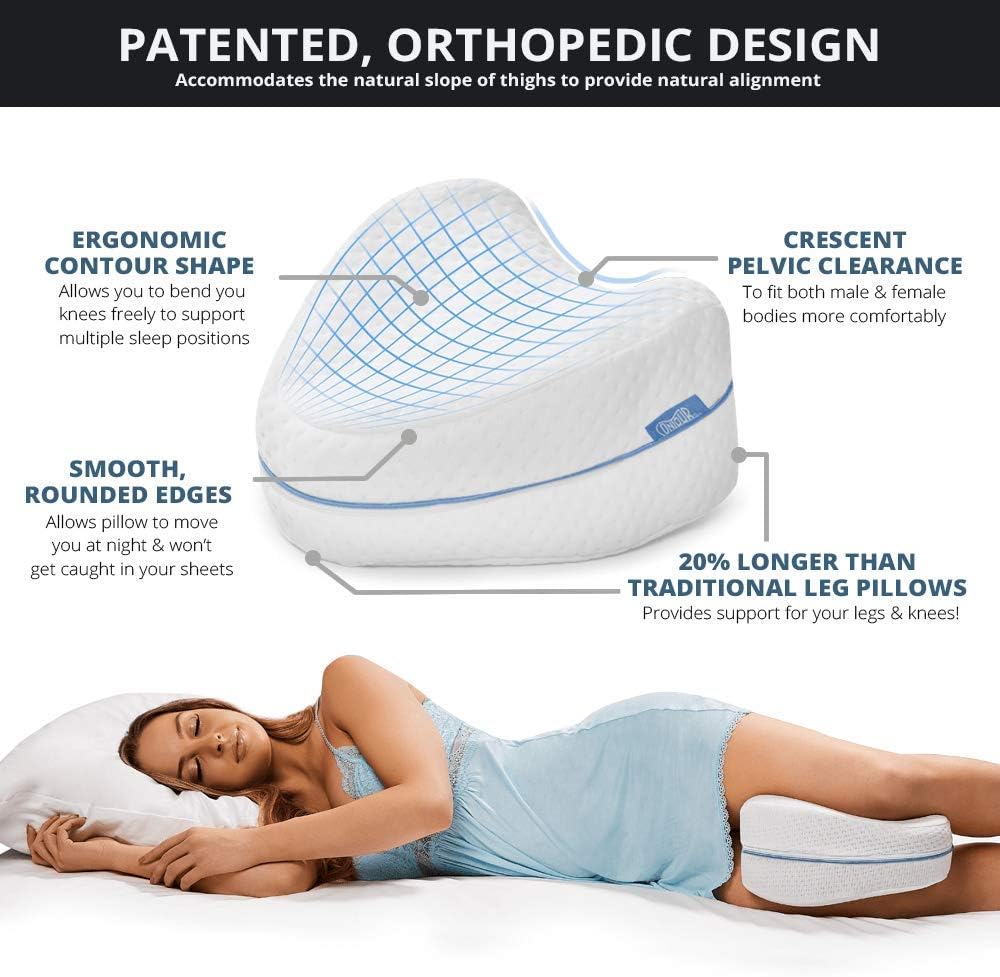 Side Lying Leg Pillow – Heart-Shaped Memory Foam Cushion for Ultimate Comfort & Pain Relief | Perfect for Pregnancy, Knee Support & Better Sleep Side Lying Leg Pillow – Heart-Shaped Memory Foam Cushion for Ultimate Comfort & Pain Relief | Perfect for Pregnancy, Knee Support & Better Sleep - Image 6