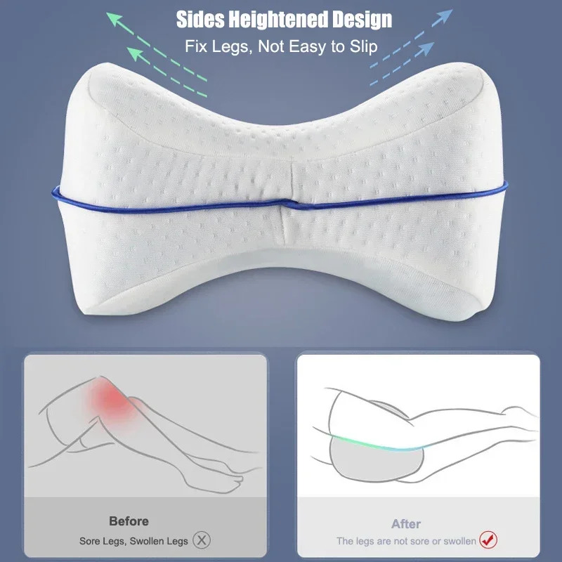 Side Lying Leg Pillow – Heart-Shaped Memory Foam Cushion for Ultimate Comfort & Pain Relief | Perfect for Pregnancy, Knee Support & Better Sleep Side Lying Leg Pillow – Heart-Shaped Memory Foam Cushion for Ultimate Comfort & Pain Relief | Perfect for Pregnancy, Knee Support & Better Sleep - Image 4
