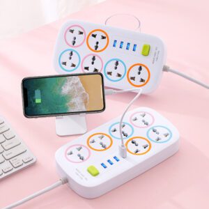 Universal Extension Cord with USB Ports