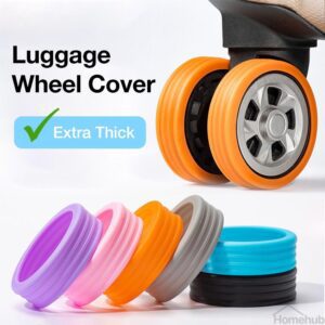 8Pcs Universal Luggage Suitcase Wheel Covers