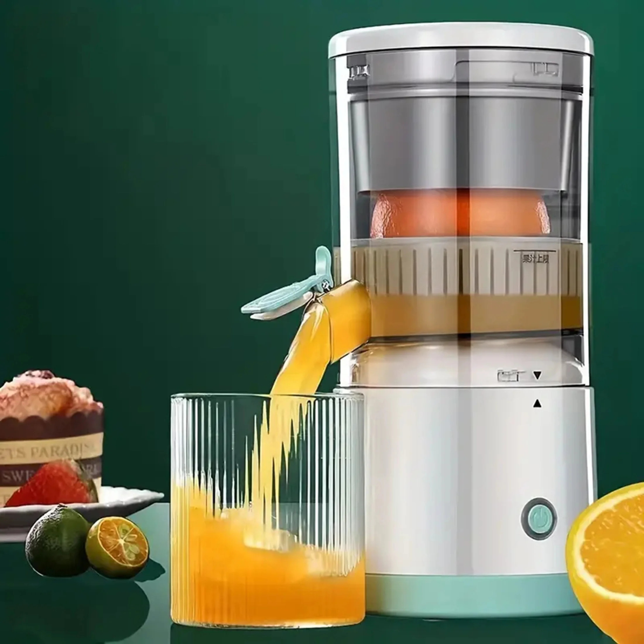 Automatic Electric Citrus Juicer | Portable USB Rechargeable Orange & Lemon Juicer Automatic Electric Citrus Juicer