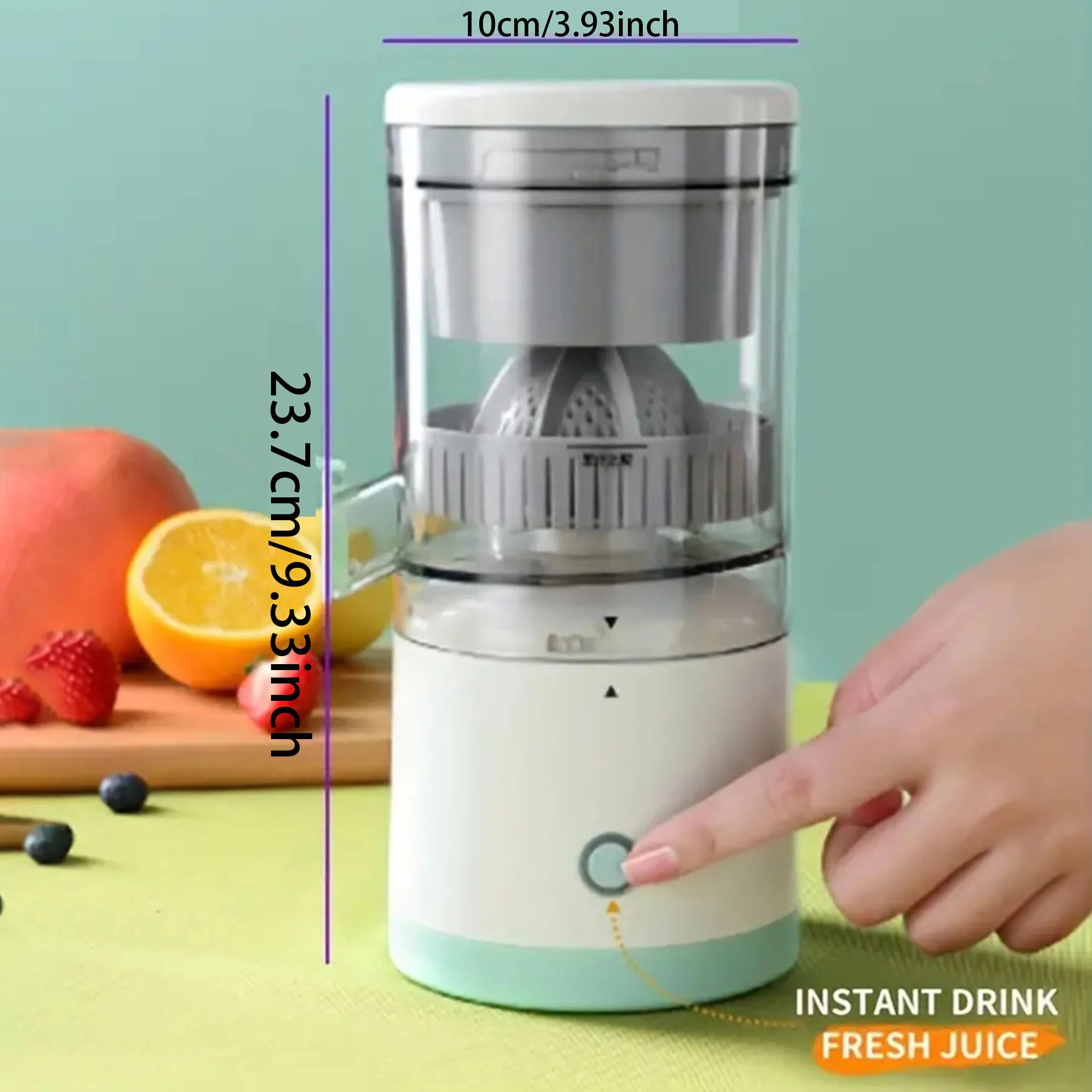 Automatic Electric Citrus Juicer | Portable USB Rechargeable Orange & Lemon Juicer Automatic Electric Citrus Juicer | Portable USB Rechargeable Orange & Lemon Juicer - Image 2
