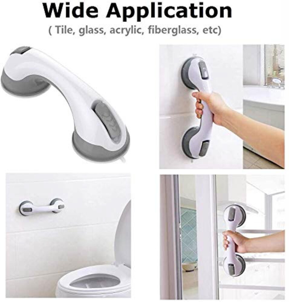 Bathroom Handle Grab Bar with Suction Cups - No Drilling Non-Slip Safety Portable Support Handle Bathroom Handle Grab Bar with Suction Cups - No Drilling Non-Slip Safety Portable Support Handle - Image 2
