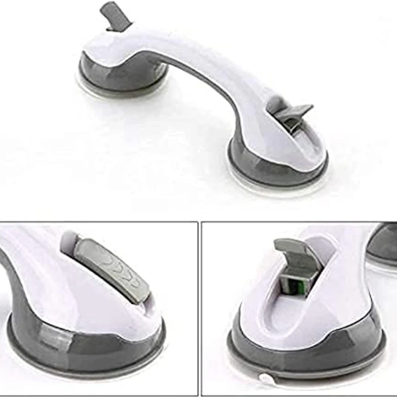 Bathroom Handle Grab Bar with Suction Cups - No Drilling Non-Slip Safety Portable Support Handle Bathroom Handle Grab Bar with Suction Cups - No Drilling Non-Slip Safety Portable Support Handle - Image 4