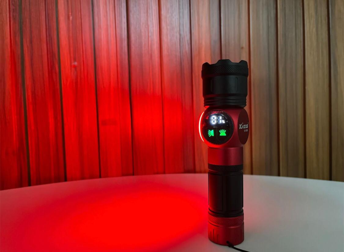 XA-B606 Aluminum Alloy Flashlight with Strong LED Light Long Range Rechargeable Light Adjustable Zoom + Side LED Light XA-B606 Aluminum Alloy Flashlight with Strong LED Light Long Range Rechargeable Light Adjustable Zoom + Side LED Light - Image 7