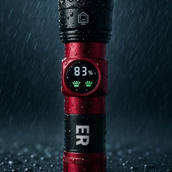 XA-B606 Aluminum Alloy Flashlight with Strong LED Light Long Range Rechargeable Light Adjustable Zoom + Side LED Light XA-B606 Aluminum Alloy Flashlight with Strong LED Light Long Range Rechargeable Light Adjustable Zoom + Side LED Light - Image 4