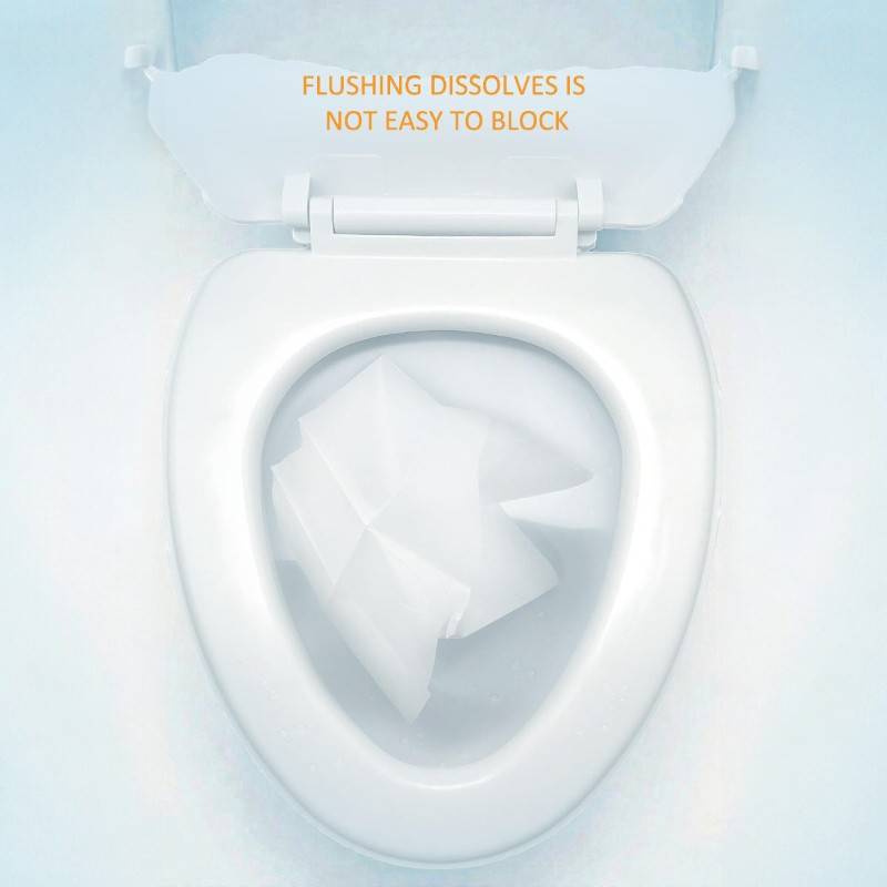 Disposable Flushable Toilet Seat Covers 10pcs – Biodegradable Travel Toilet Protector for Public Toilets & Hotels - Splash Proof Hygienic Commode Cover Disposable Flushable Toilet Seat Covers 10pcs – Biodegradable Travel Toilet Protector for Public Toilets & Hotels - Splash Proof Hygienic Commode Cover - Image 2