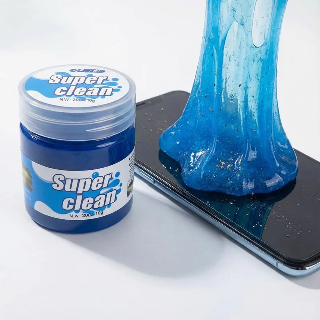 Super Clean Gel Multipurpose Dust Cleaning Gel 200g – Reusable Car Interior, Keyboard & Home Cleaning Putty Super Clean Gel Multipurpose Dust Cleaning Gel 200g – Reusable Car Interior, Keyboard & Home Cleaning Putty - Image 3