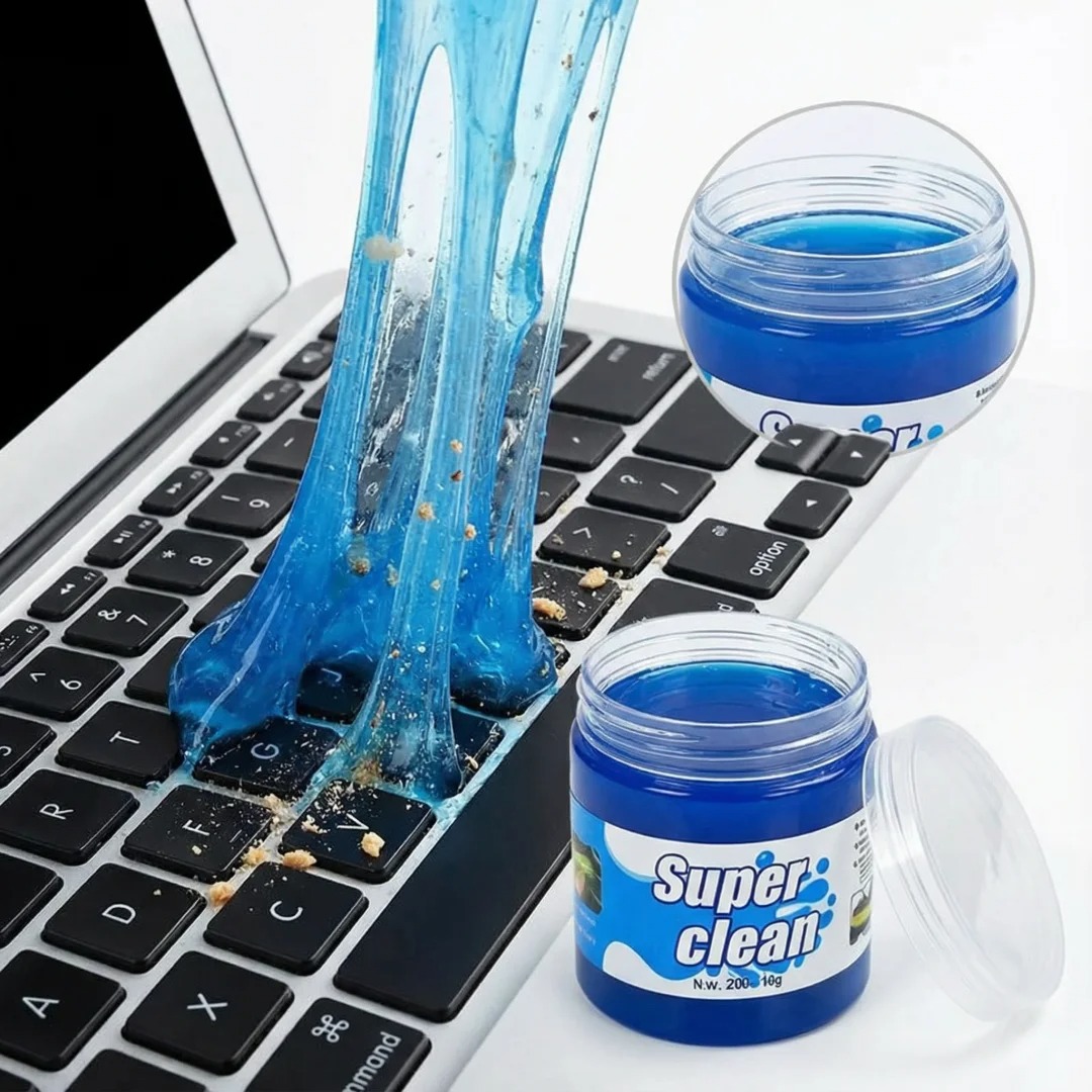 Super Clean Gel Multipurpose Dust Cleaning Gel 200g – Reusable Car Interior, Keyboard & Home Cleaning Putty Super Clean Gel Multipurpose Dust Cleaning Gel 200g – Reusable Car Interior, Keyboard & Home Cleaning Putty - Image 4