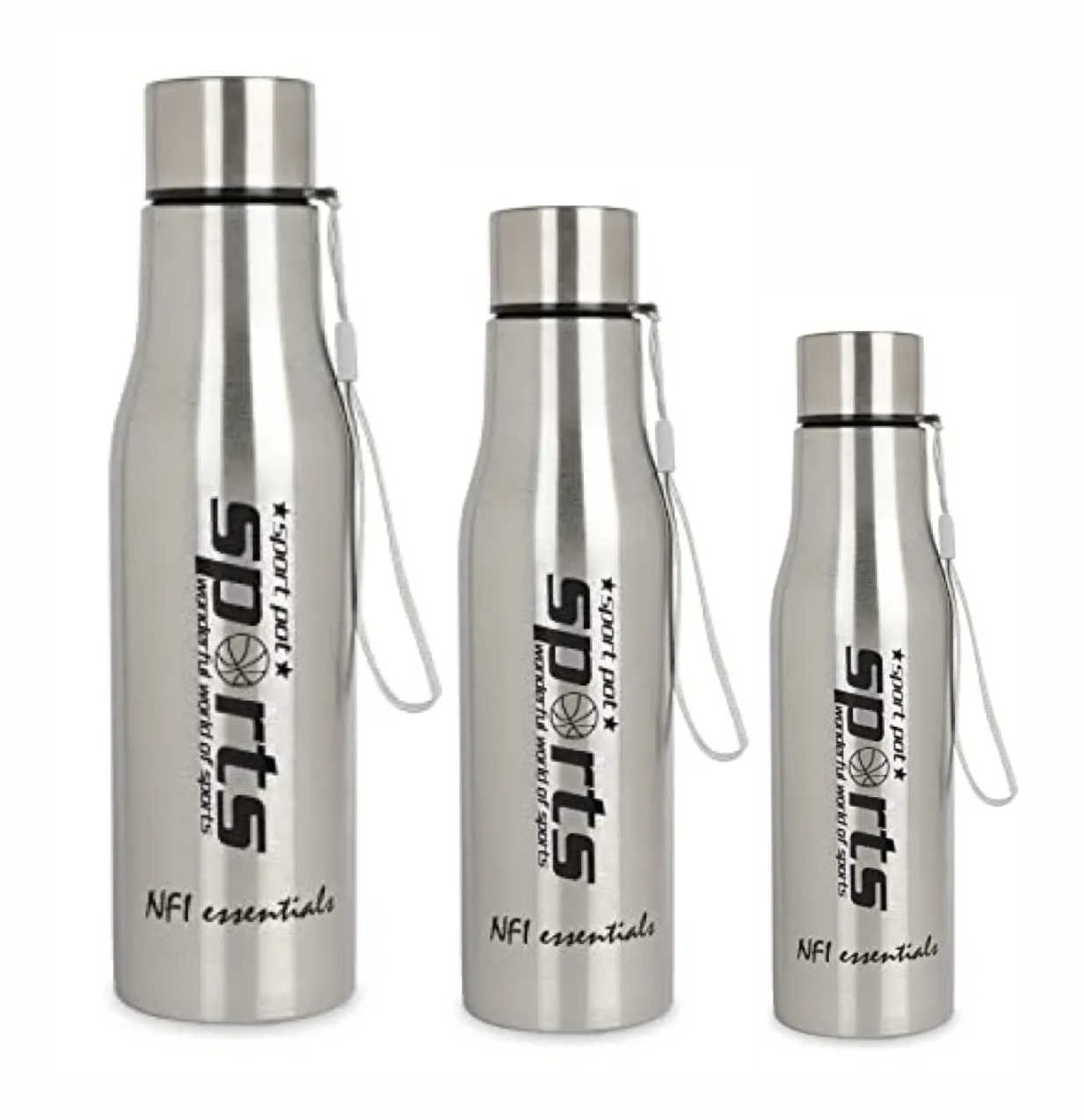 Stainless Steel Sport Water Bottle 650ml / 750ml / 1000ml - Insulated Leakproof Quality Bottle Stainless Steel Sport Water Bottle